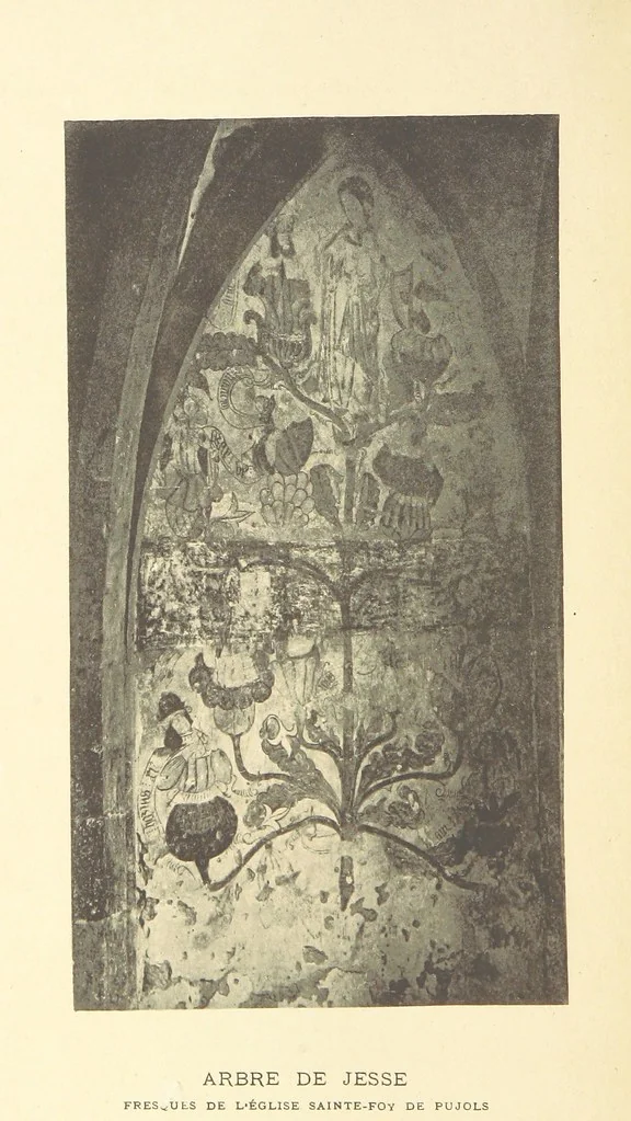 An illustration from Essai historique sur la Baronnie de Pujols en Agenais, 1891, leaf 278