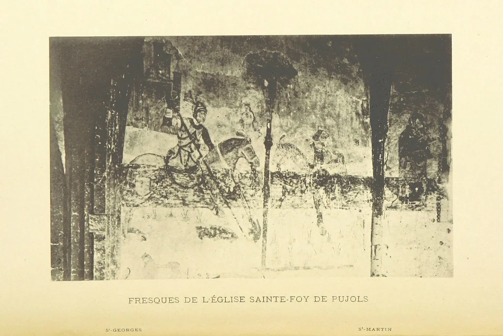 An illustration from Essai historique sur la Baronnie de Pujols en Agenais, 1891, leaf 288