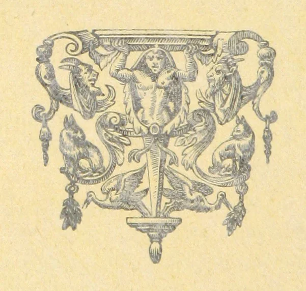 An illustration from Essai historique sur la Baronnie de Pujols en Agenais, 1891, leaf 344