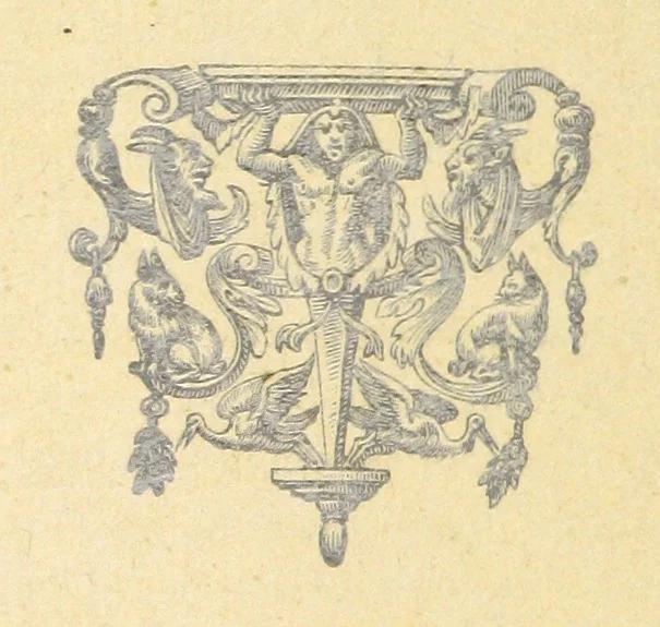 An illustration from Essai historique sur la Baronnie de Pujols en Agenais, 1891, leaf 456
