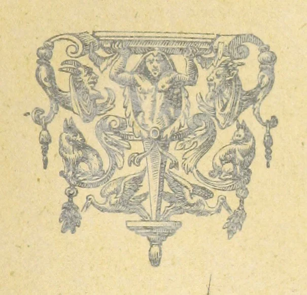 An illustration from Essai historique sur la Baronnie de Pujols en Agenais, 1891, leaf 617