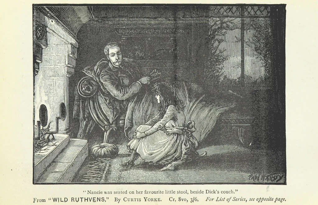 An illustration from The Maid of London Bridge. A story of the time of Kett's rebellion, 1892, leaf 311