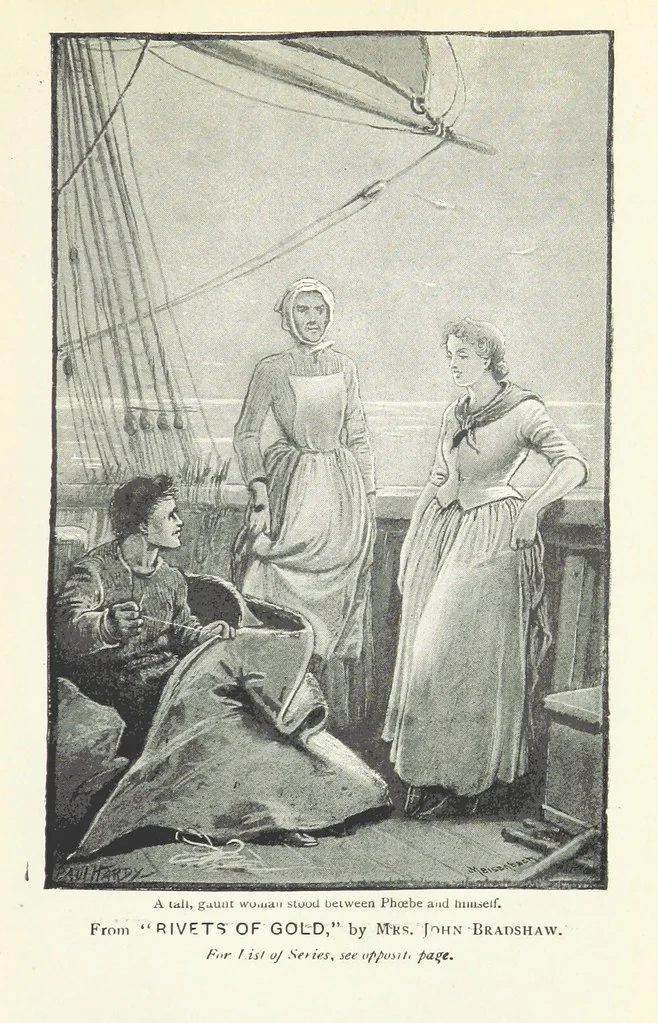 An illustration from The Maid of London Bridge. A story of the time of Kett's rebellion, 1892, leaf 319