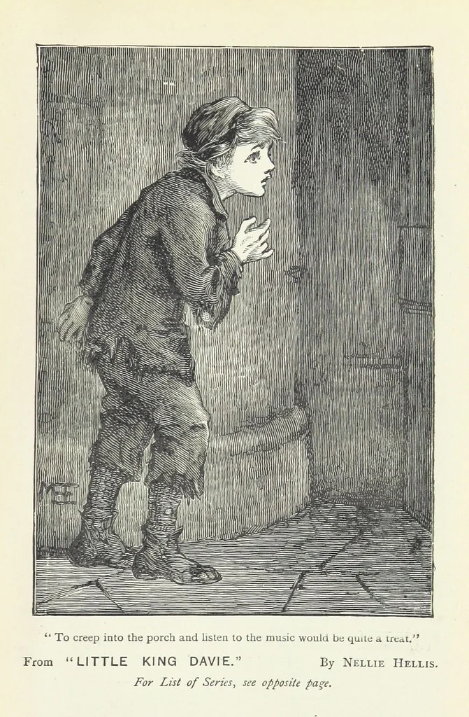 An illustration from The Maid of London Bridge. A story of the time of Kett's rebellion, 1892, leaf 321