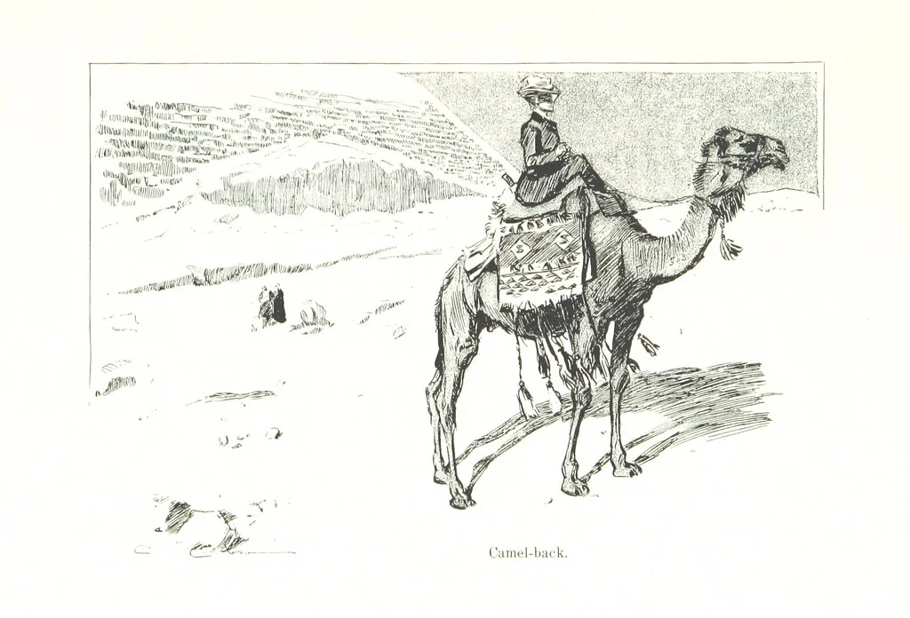 An illustration from Sketches in Egypt, 1899, leaf 103