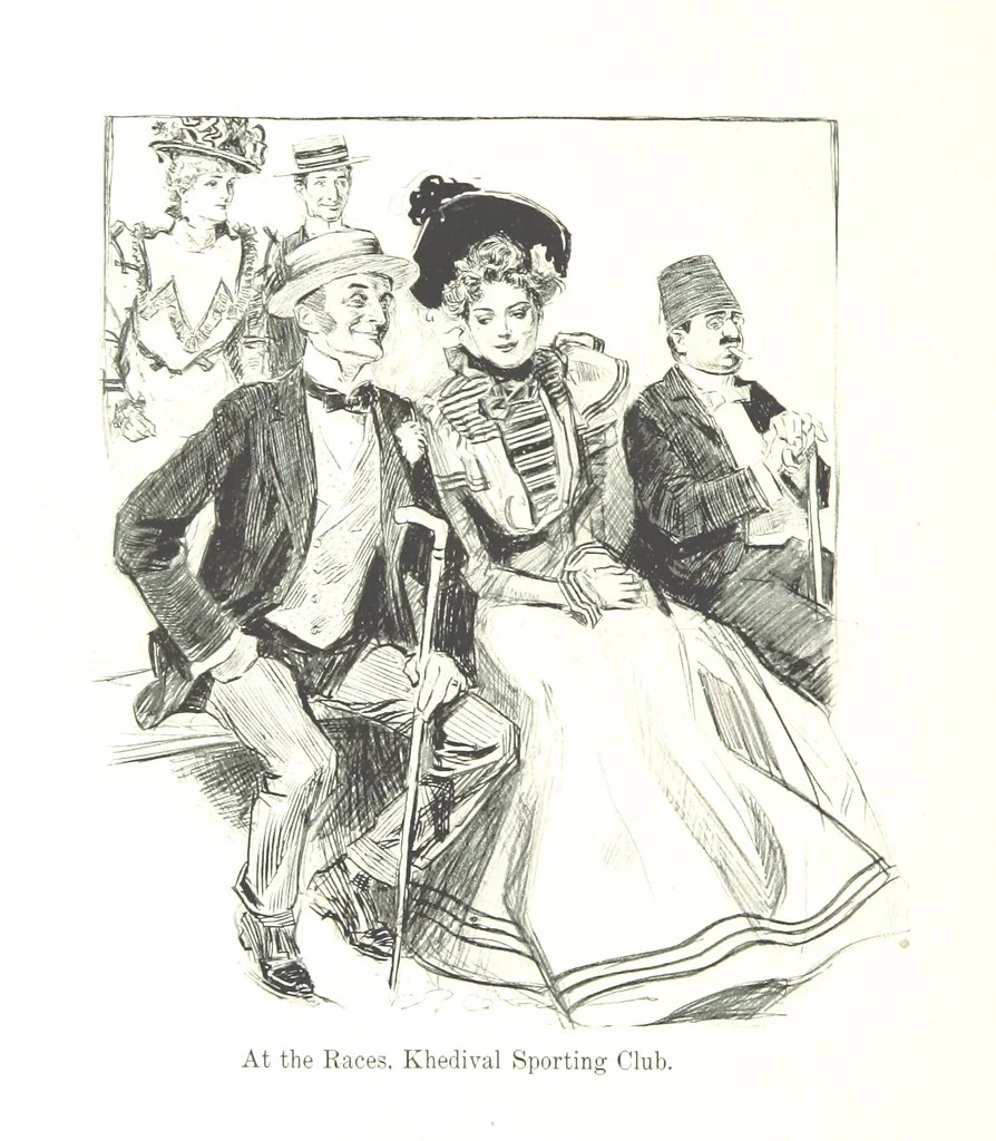 An illustration from Sketches in Egypt, 1899, leaf 112