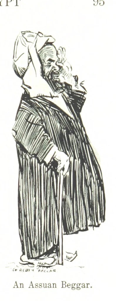 An illustration from Sketches in Egypt, 1899, leaf 113