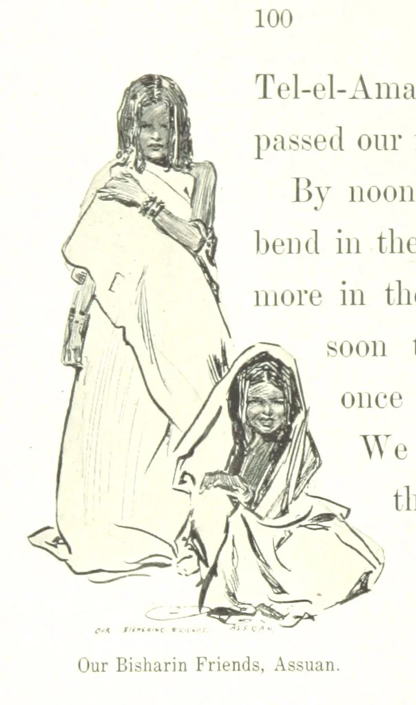 An illustration from Sketches in Egypt, 1899, leaf 118
