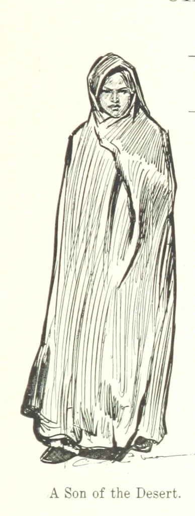 An illustration from Sketches in Egypt, 1899, leaf 21