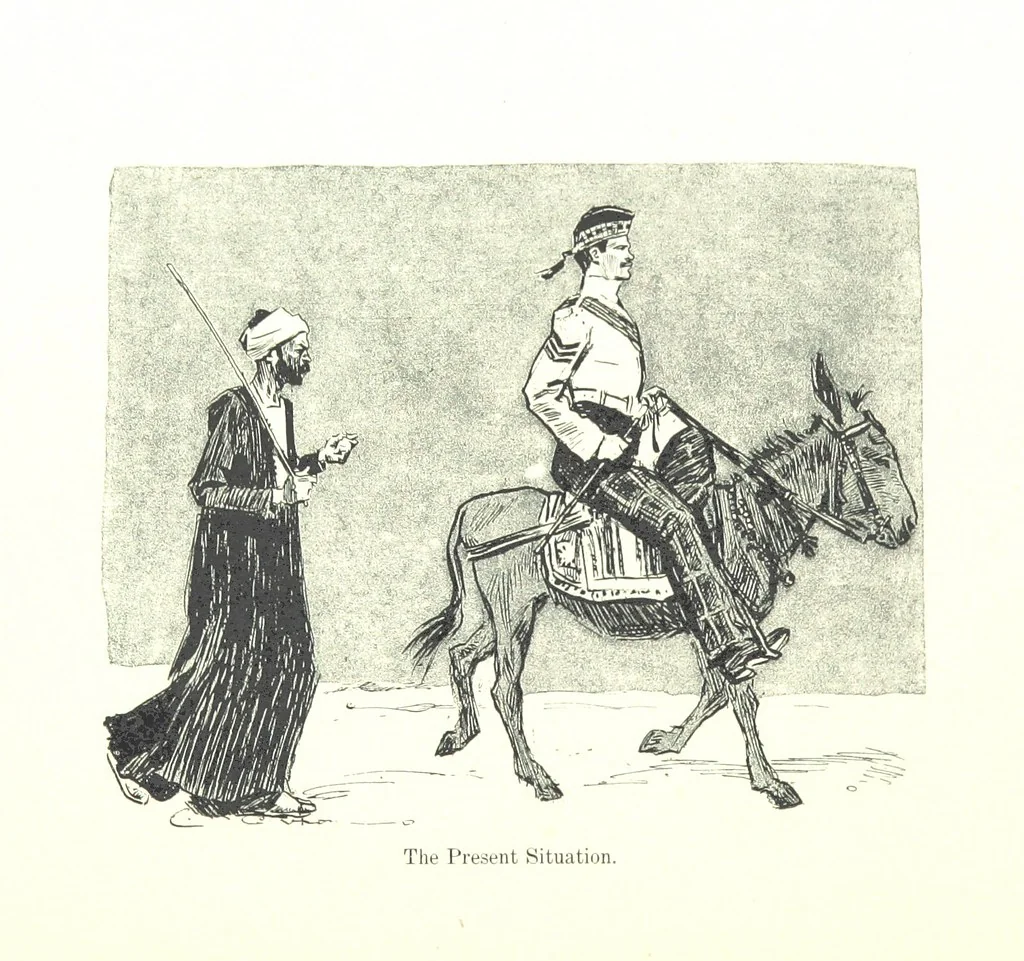 An illustration from Sketches in Egypt, 1899, leaf 30