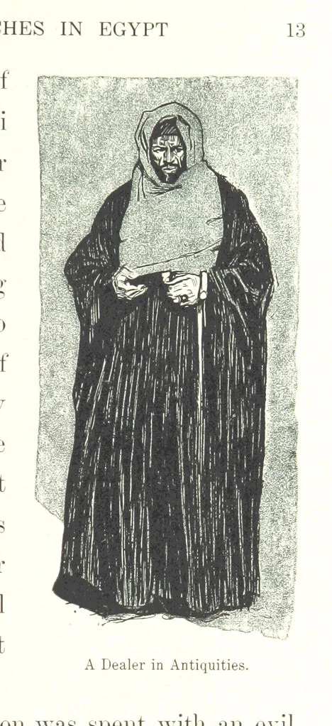 An illustration from Sketches in Egypt, 1899, leaf 31