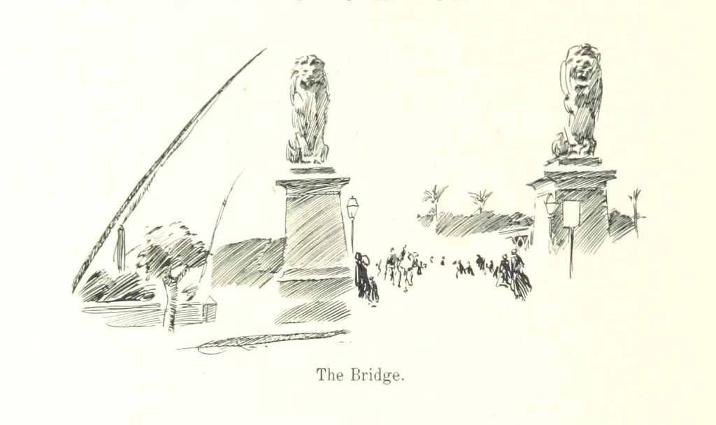 An illustration from Sketches in Egypt, 1899, leaf 32
