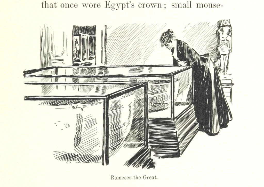 An illustration from Sketches in Egypt, 1899, leaf 35