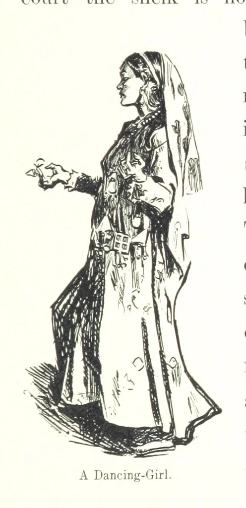 An illustration from Sketches in Egypt, 1899, leaf 43