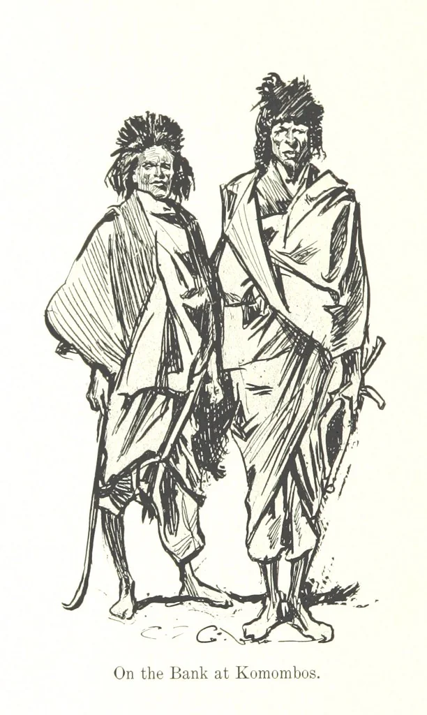 An illustration from Sketches in Egypt, 1899, leaf 52