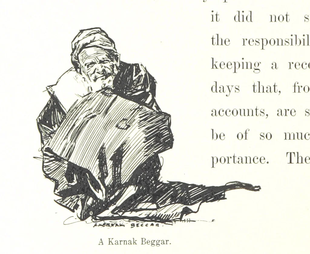 An illustration from Sketches in Egypt, 1899, leaf 58