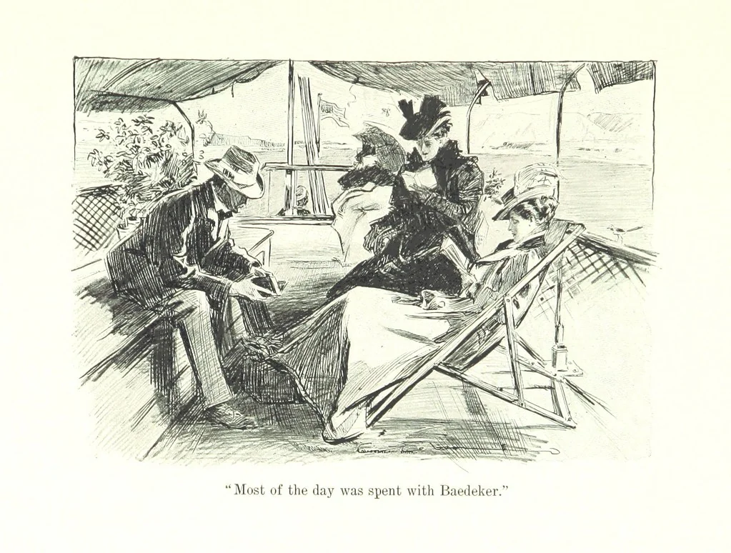 An illustration from Sketches in Egypt, 1899, leaf 73