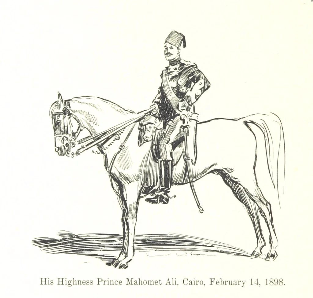 An illustration from Sketches in Egypt, 1899, leaf 94