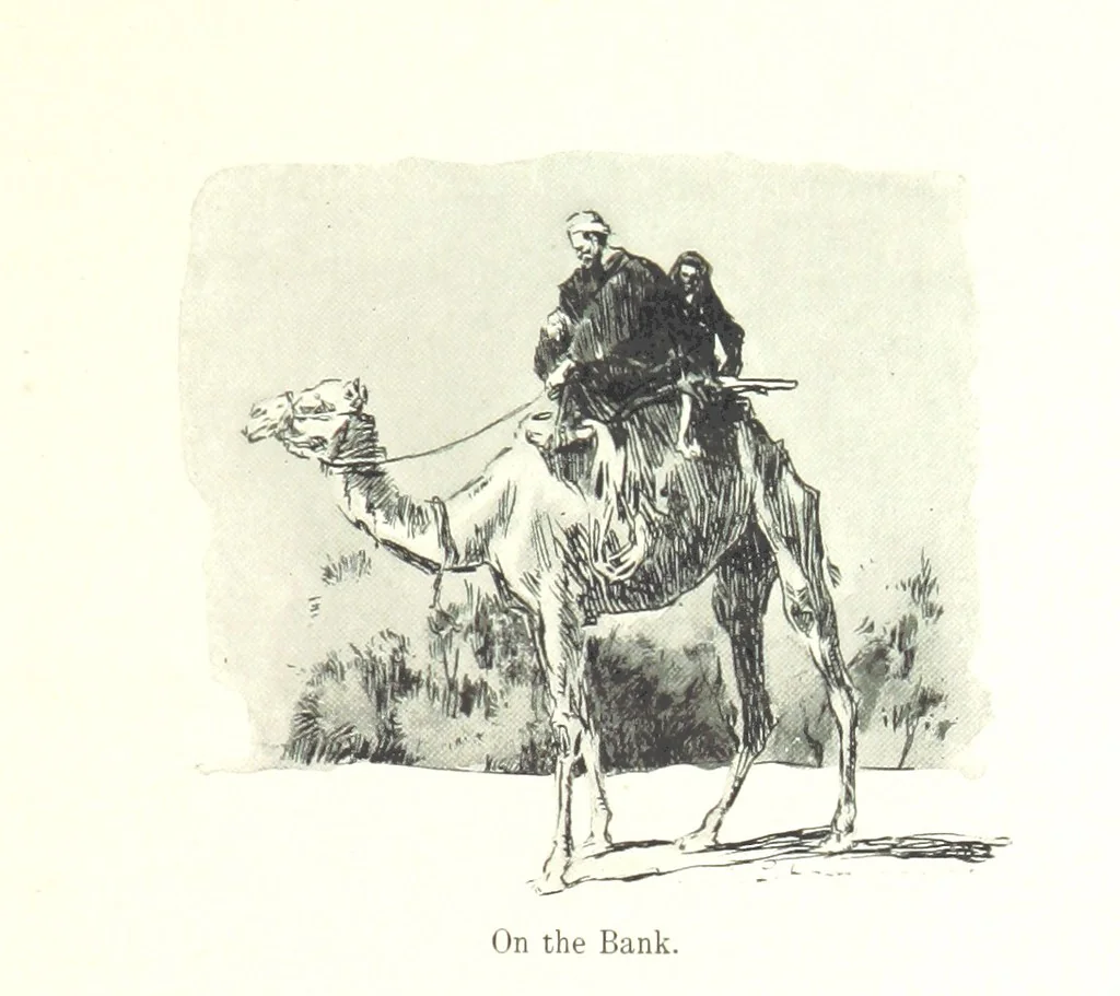 An illustration from Sketches in Egypt, 1899, leaf 95