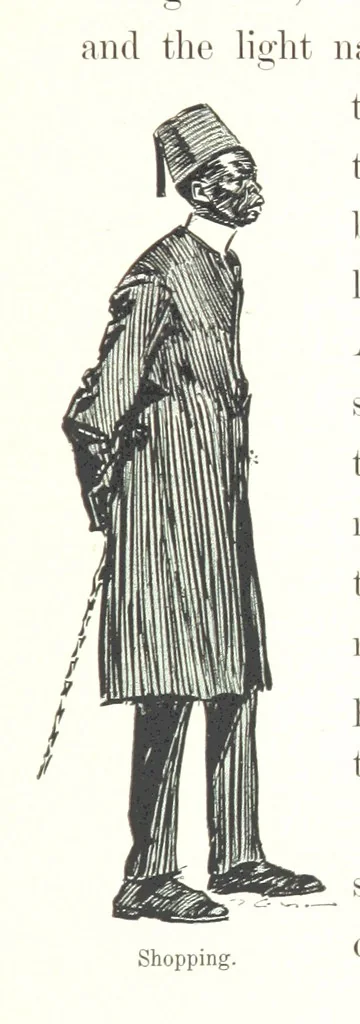 An illustration from Sketches in Egypt, 1899, leaf 97