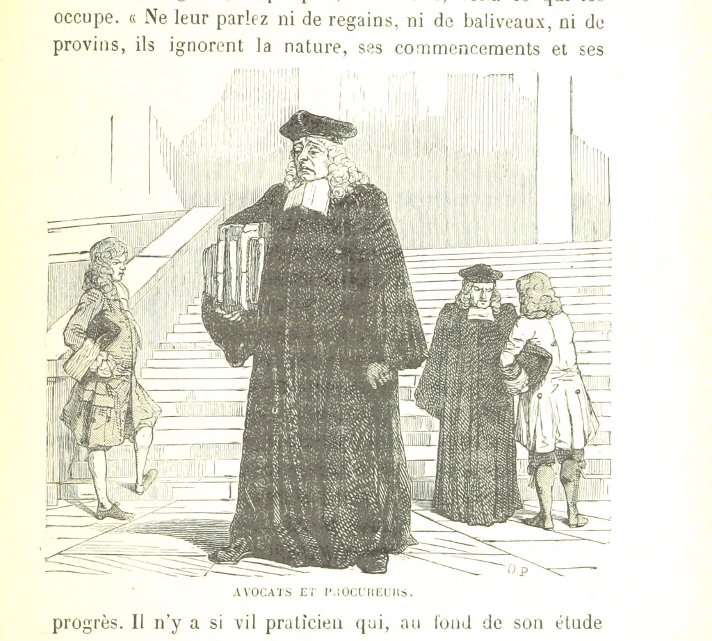 An illustration from Les Français du XVIIe siècle. Édition nouvelle et corrigée, 1893, leaf 243