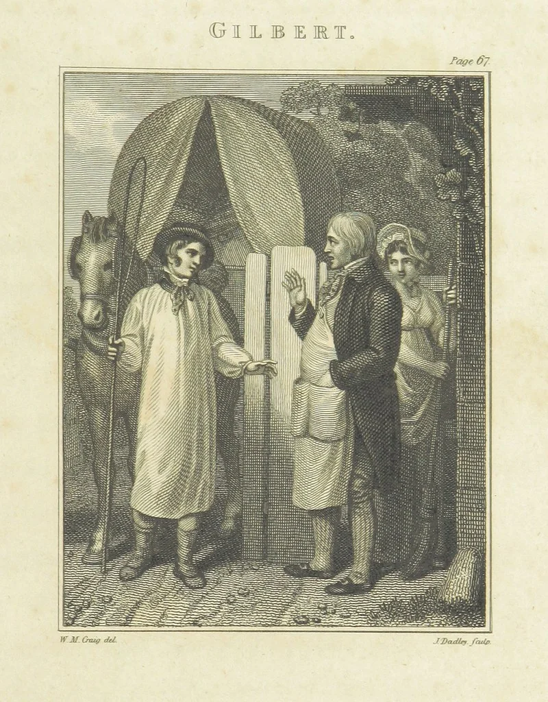 An illustration from Gilbert; or True Love rewarded: an amatory rural poem. [By J. Templeman. Illustrated, 1809, leaf 115