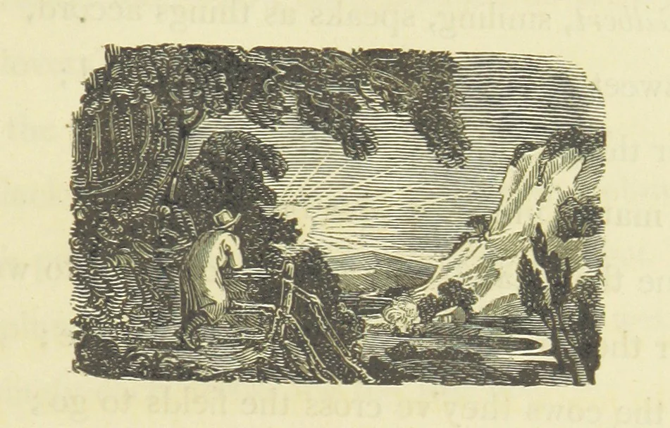 An illustration from Gilbert; or True Love rewarded: an amatory rural poem. [By J. Templeman. Illustrated, 1809, leaf 127