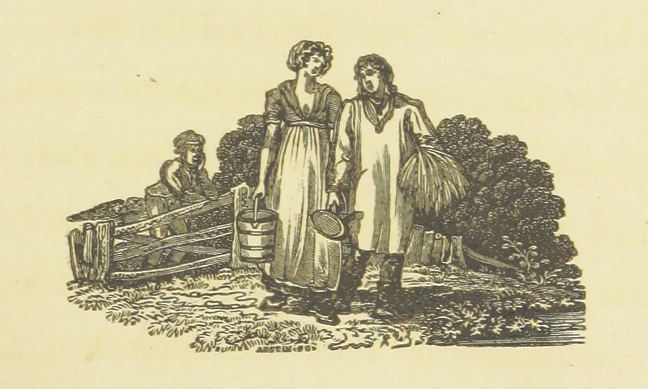 An illustration from Gilbert; or True Love rewarded: an amatory rural poem. [By J. Templeman. Illustrated, 1809, leaf 137