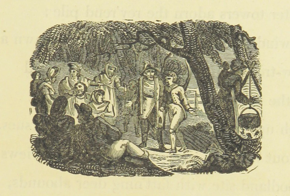 An illustration from Gilbert; or True Love rewarded: an amatory rural poem. [By J. Templeman. Illustrated, 1809, leaf 141