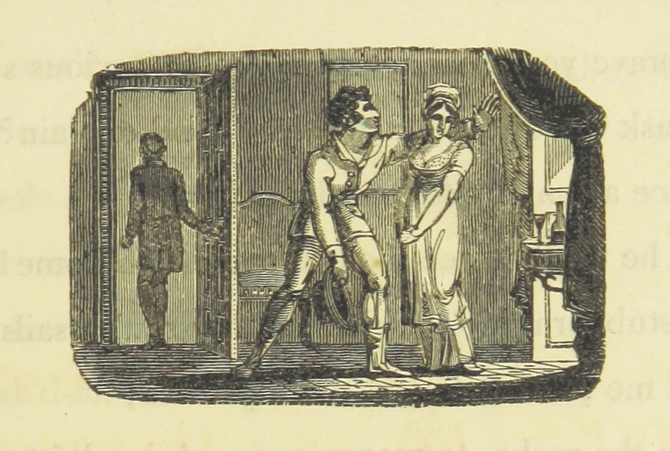 An illustration from Gilbert; or True Love rewarded: an amatory rural poem. [By J. Templeman. Illustrated, 1809, leaf 183