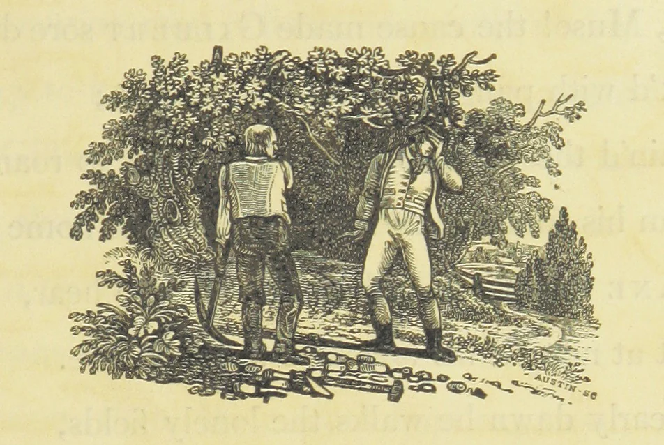 An illustration from Gilbert; or True Love rewarded: an amatory rural poem. [By J. Templeman. Illustrated, 1809, leaf 45