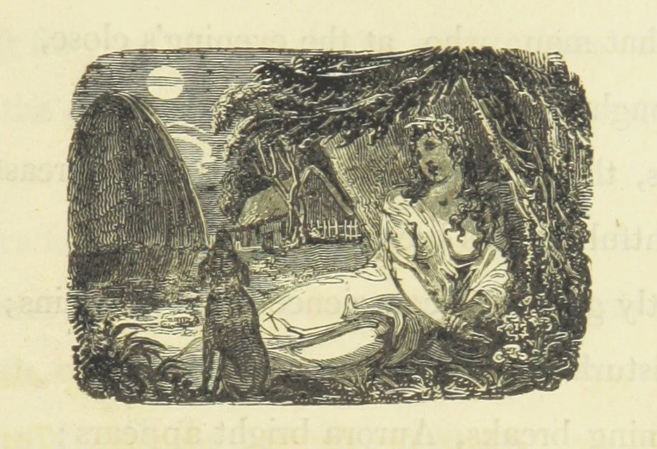 An illustration from Gilbert; or True Love rewarded: an amatory rural poem. [By J. Templeman. Illustrated, 1809, leaf 93
