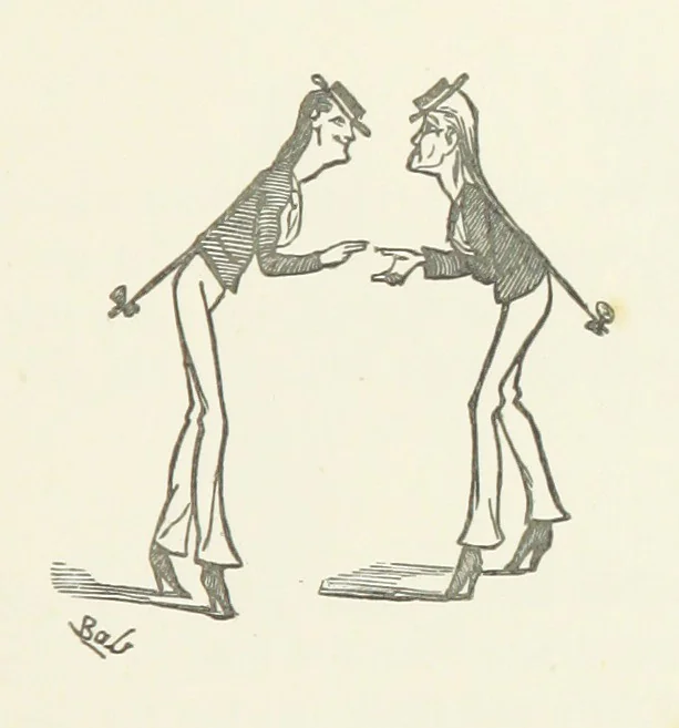 An illustration from Fifty “Bab” Ballads ... [Selected from “Bab Ballads” and “More Bab Ballads.”] With illustrations by the author, 1881, leaf 131