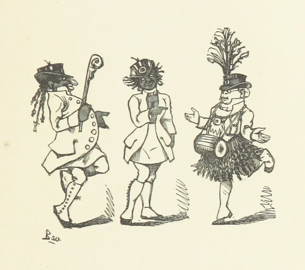An illustration from Fifty “Bab” Ballads ... [Selected from “Bab Ballads” and “More Bab Ballads.”] With illustrations by the author, 1881, leaf 193