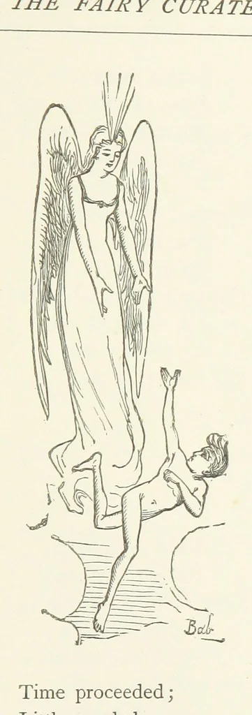 An illustration from Fifty “Bab” Ballads ... [Selected from “Bab Ballads” and “More Bab Ballads.”] With illustrations by the author, 1881, leaf 233