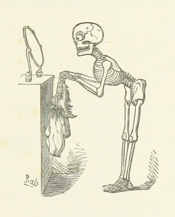 An illustration from Fifty “Bab” Ballads ... [Selected from “Bab Ballads” and “More Bab Ballads.”] With illustrations by the author, 1881, leaf 253