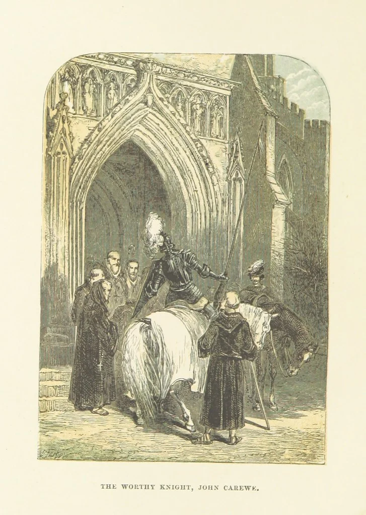 An illustration from The Carewes: a tale of the Civil Wars. With twenty-four illustrations by B. Foster, 1861, leaf 116