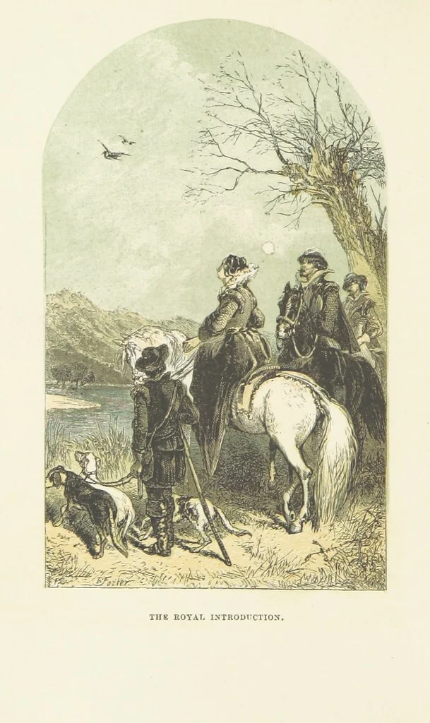 An illustration from The Carewes: a tale of the Civil Wars. With twenty-four illustrations by B. Foster, 1861, leaf 12