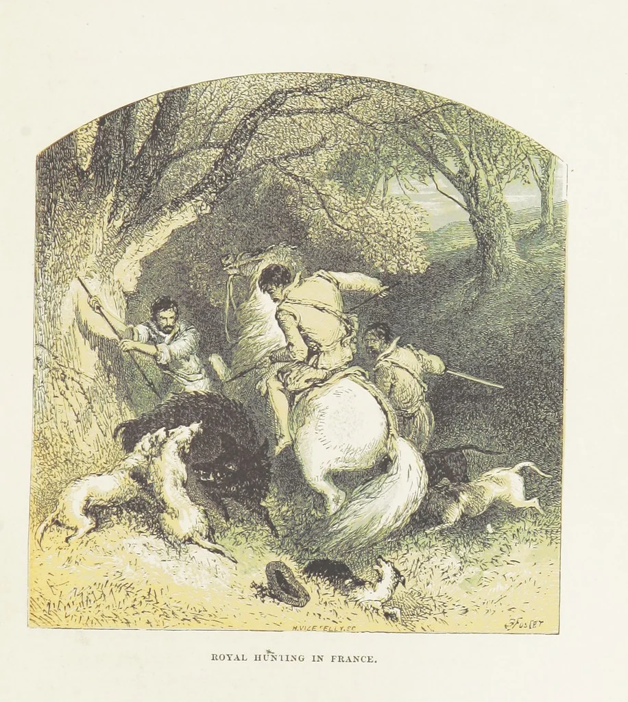 An illustration from The Carewes: a tale of the Civil Wars. With twenty-four illustrations by B. Foster, 1861, leaf 139