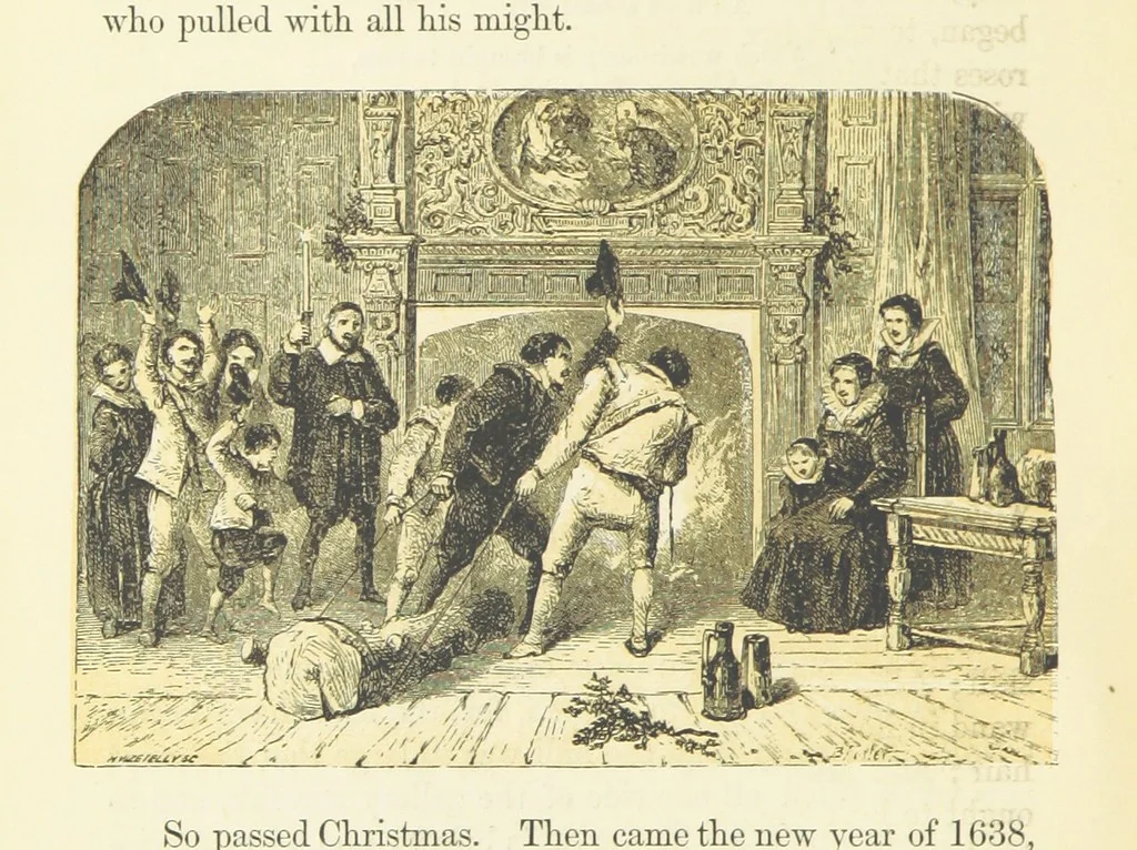 An illustration from The Carewes: a tale of the Civil Wars. With twenty-four illustrations by B. Foster, 1861, leaf 162