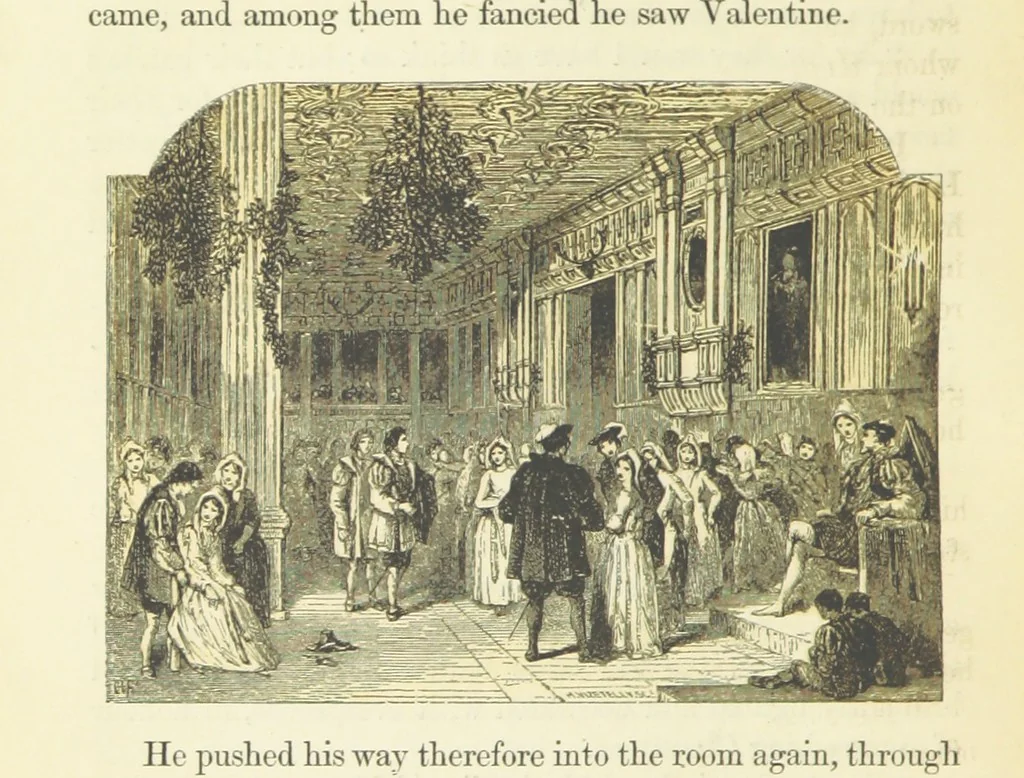 An illustration from The Carewes: a tale of the Civil Wars. With twenty-four illustrations by B. Foster, 1861, leaf 208