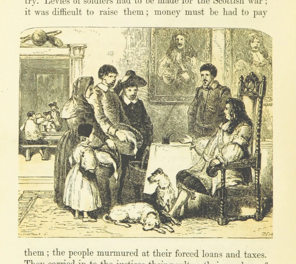 An illustration from The Carewes: a tale of the Civil Wars. With twenty-four illustrations by B. Foster, 1861, leaf 278