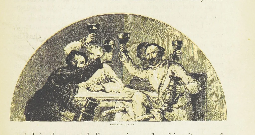 An illustration from The Carewes: a tale of the Civil Wars. With twenty-four illustrations by B. Foster, 1861, leaf 327