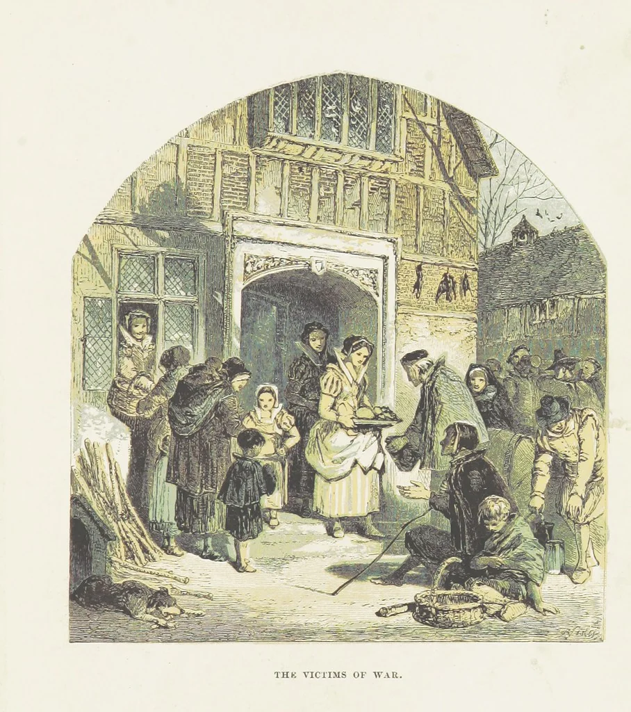 An illustration from The Carewes: a tale of the Civil Wars. With twenty-four illustrations by B. Foster, 1861, leaf 337