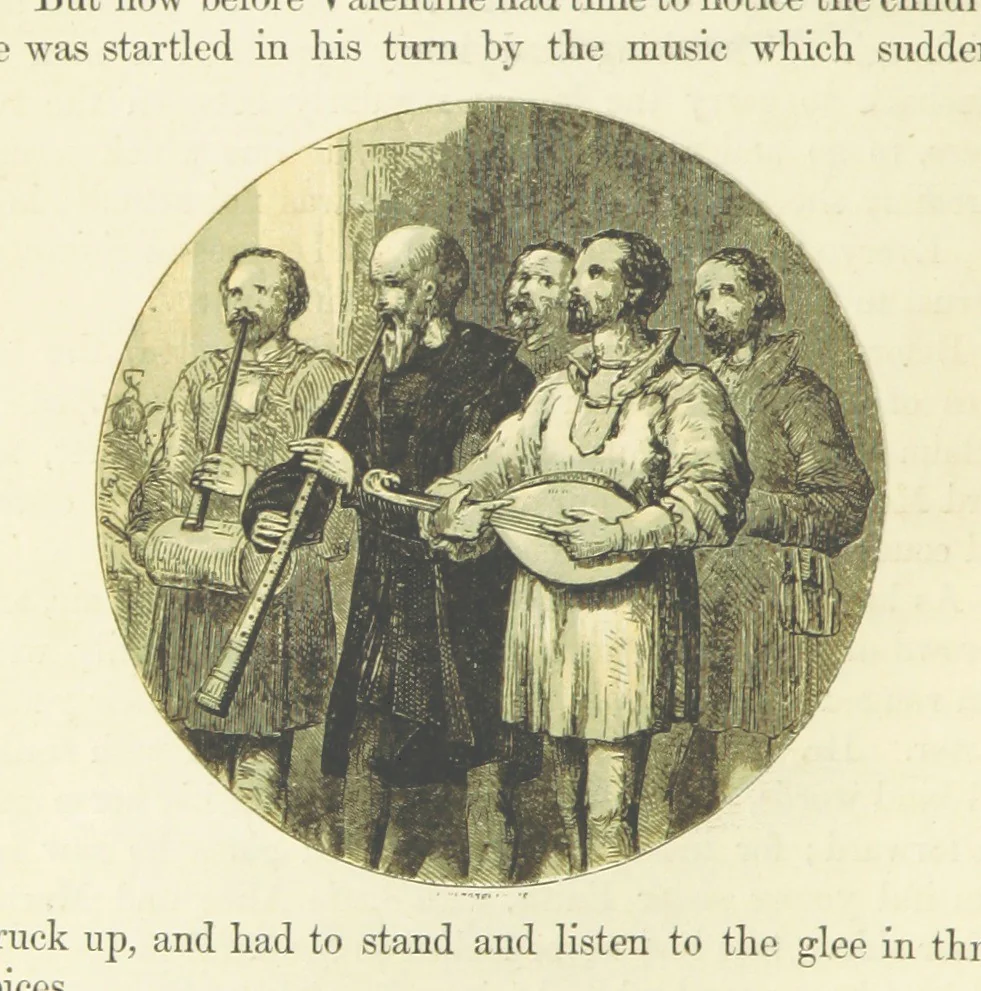 An illustration from The Carewes: a tale of the Civil Wars. With twenty-four illustrations by B. Foster, 1861, leaf 36