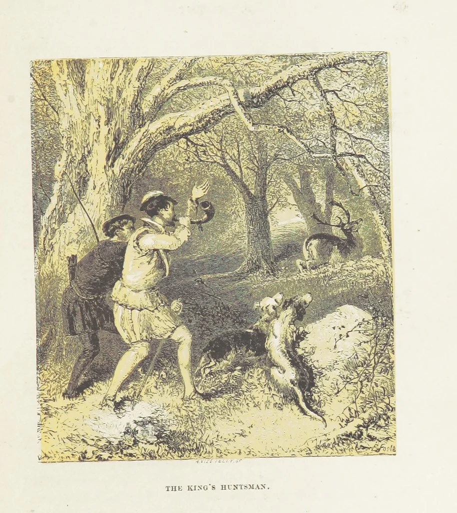 An illustration from The Carewes: a tale of the Civil Wars. With twenty-four illustrations by B. Foster, 1861, leaf 67