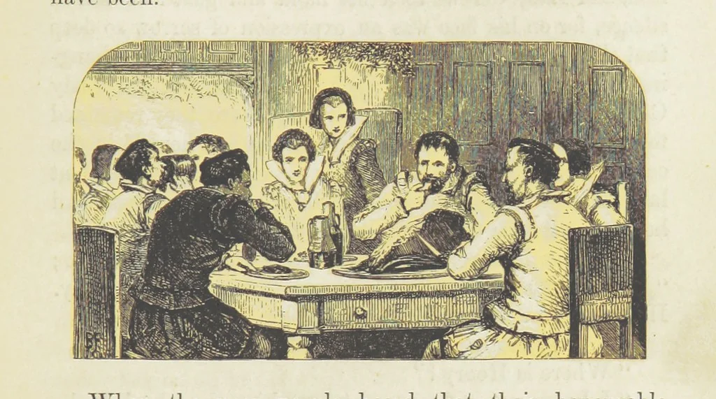 An illustration from The Carewes: a tale of the Civil Wars. With twenty-four illustrations by B. Foster, 1861, leaf 89