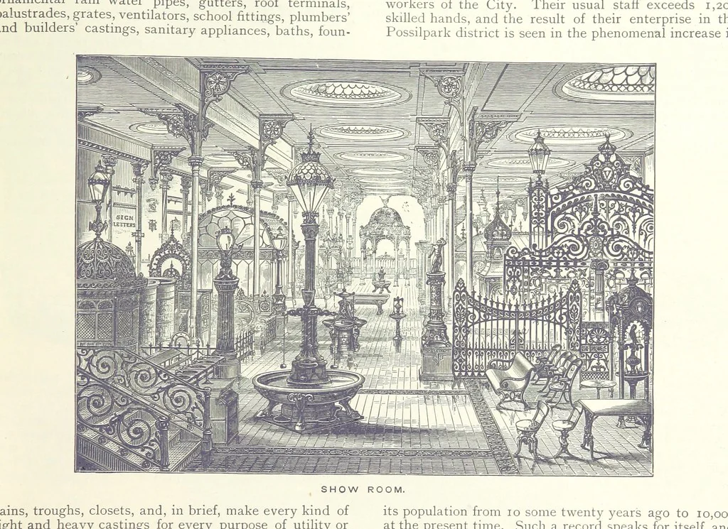 An illustration from Glasgow and it Environs. A literary, commercial and social review past and present ... With illustrated ... tour in the Highlands, 1891, leaf 105