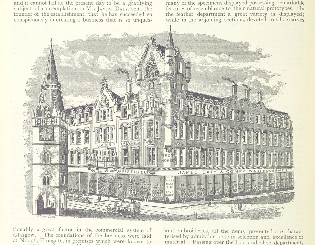 An illustration from Glasgow and it Environs. A literary, commercial and social review past and present ... With illustrated ... tour in the Highlands, 1891, leaf 218