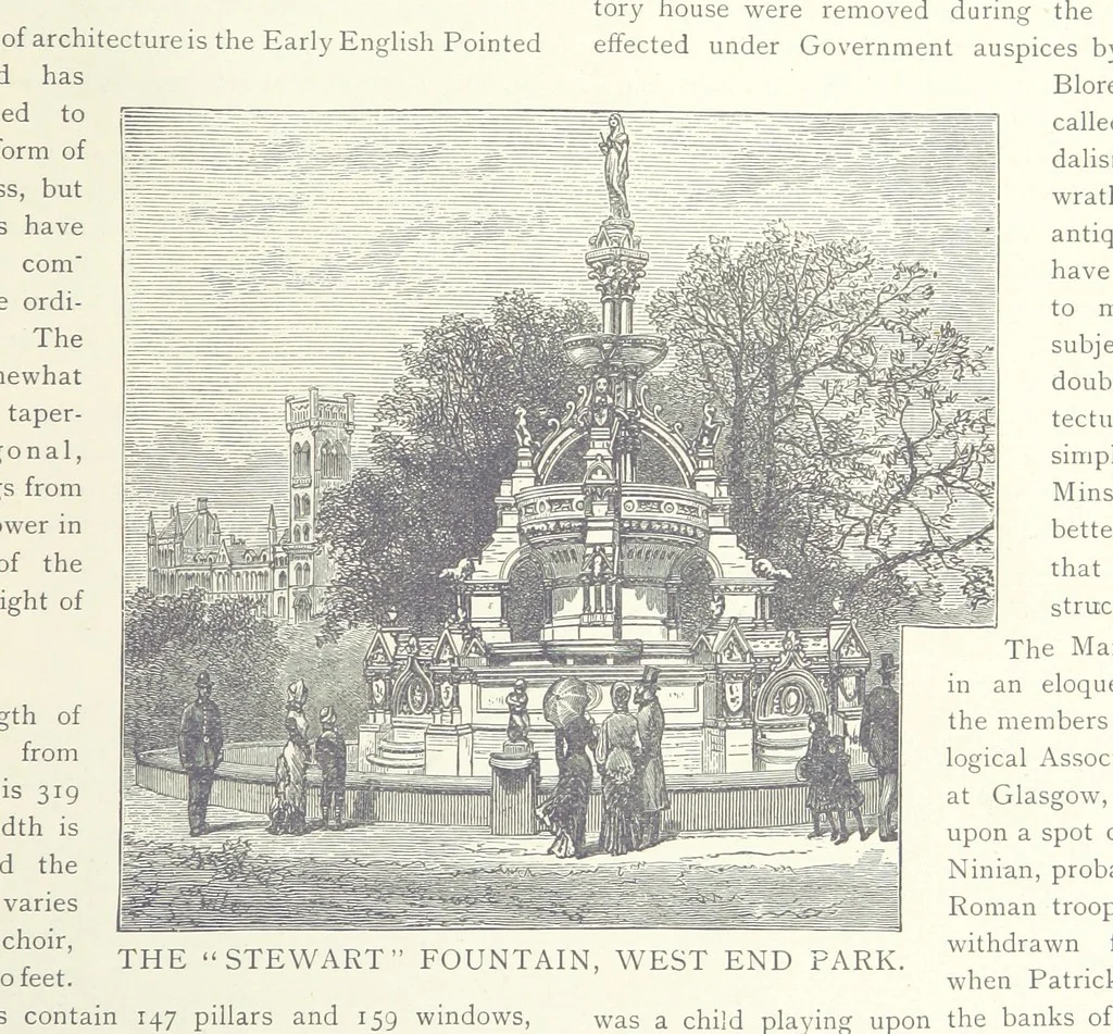 An illustration from Glasgow and it Environs. A literary, commercial and social review past and present ... With illustrated ... tour in the Highlands, 1891, leaf 23